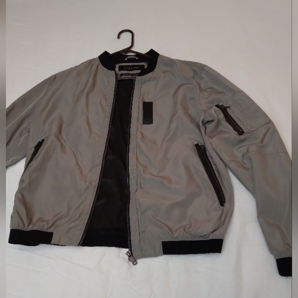 Zara mens medium bomber jacket